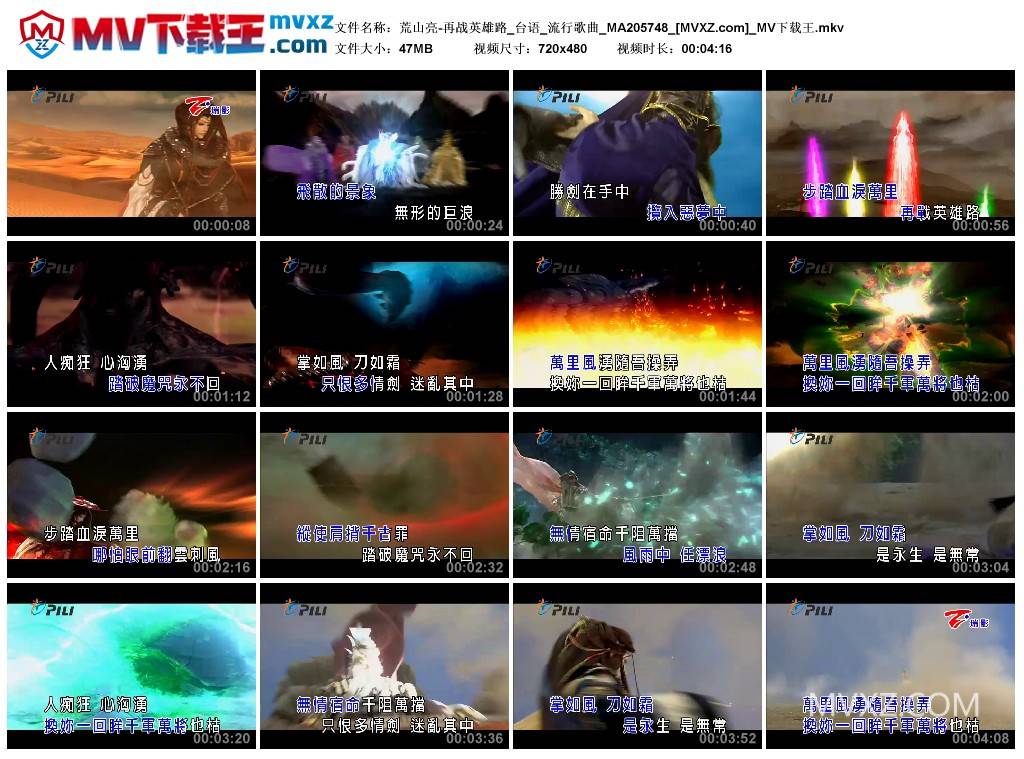 荒山亮-再战英雄路_台语_流行歌曲_MA205748